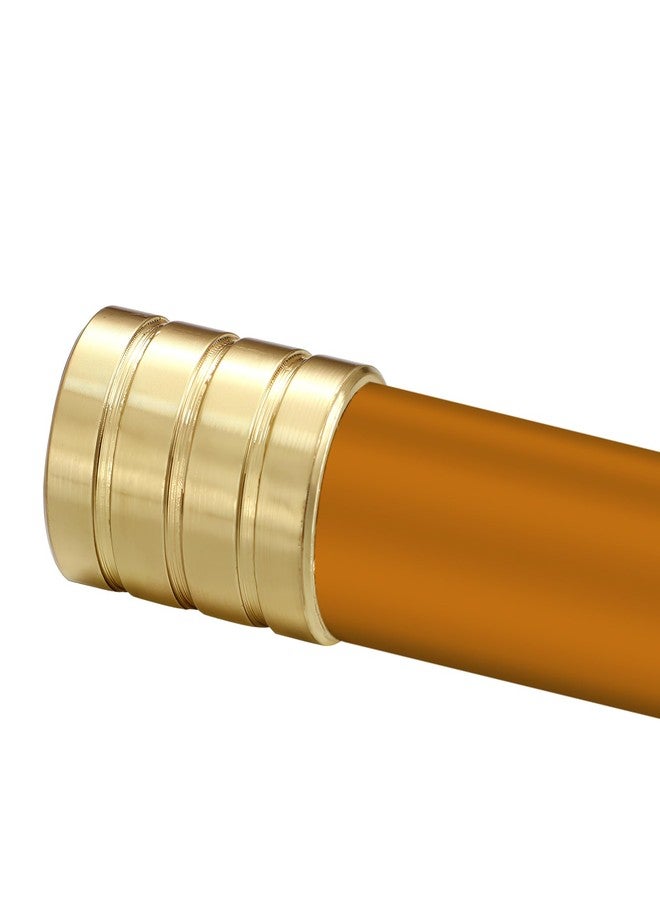 Otoolling 4 Pcs Inside Mount Cafe Curtain Rod Inside Mount Hidden Socket Brass Plated Brackets for 3/8" Rodding - Image 2